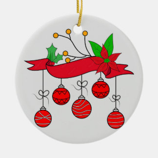 Personalisierte Weihnachtsgeschenke 2026 für Famil Keramik Ornament