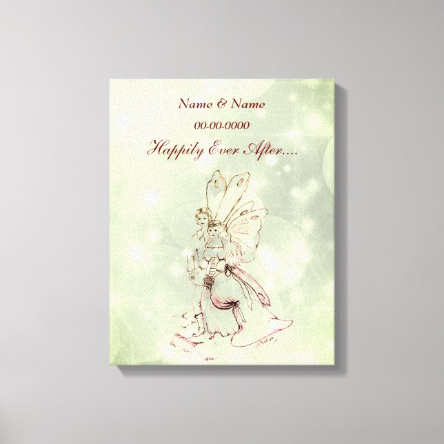 Personalisierte Weihnachtsgeschenke Leinwanddruck (Vorderseite)