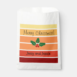 Personalisierte Weihnachtsgeschenktasche Leckerei Geschenktütchen