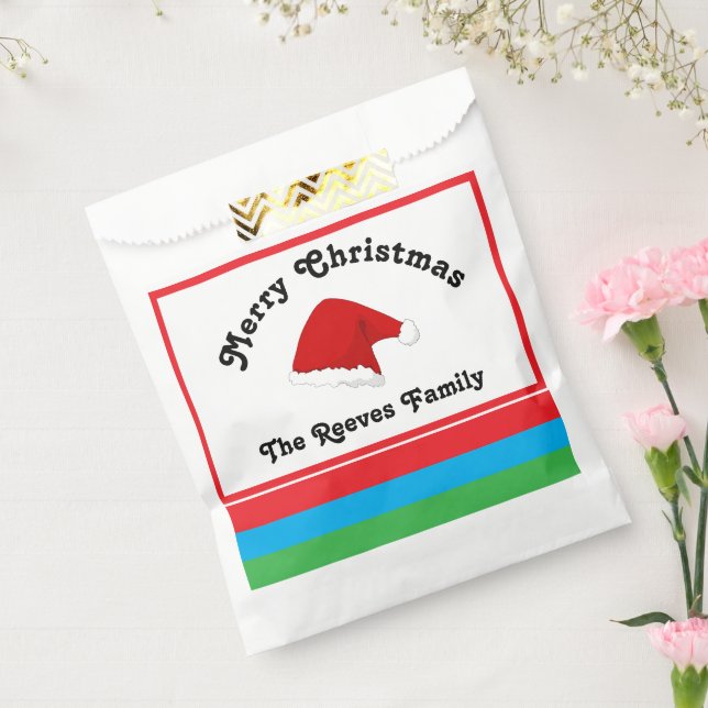 Personalisierte Weihnachtsgeschenktasche Leckerei Geschenktütchen (Versiegelt)