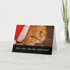 Personalisierte Weihnachtskarte Feiertagskarte