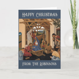 Personalisierte Weihnachtskarte Feiertagskarte