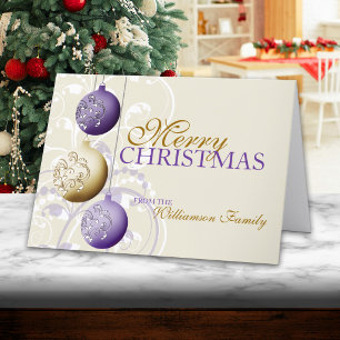 Personalisierte Weihnachtskarte Feiertagskarte