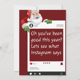 personalisierte Weihnachtskarte Feiertagskarte