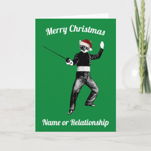 Personalisierte Weihnachtskarte für den individuel Feiertagskarte