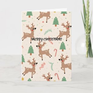 Personalisierte Weihnachtskarte mit märchenhaften  Karte