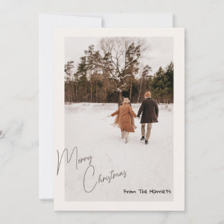 Personalisierte Weihnachtskarten-Freunde/ Familien Feiertagskarte
