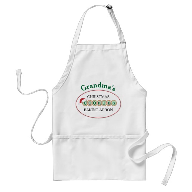 Personalisierte Weihnachtskekse Backen Schürze (Vorne)