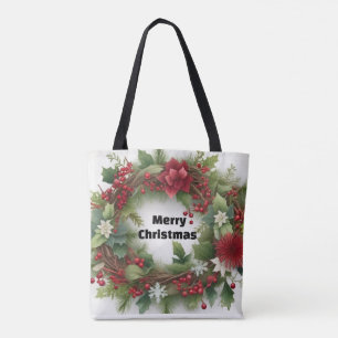 Personalisierte Weihnachtskrute Tote Tasche