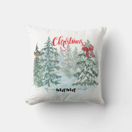 Personalisierte Weihnachtsmama Kissen