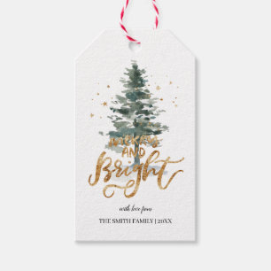 Personalisierte Weihnachtsmarken Geschenkanhänger