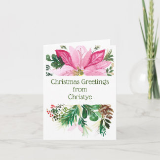 Personalisierte Weihnachtsnotecards