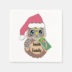 Personalisierte Weihnachtsschale Serviette