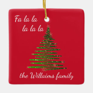 Personalisierte Weihnachtsschmuck