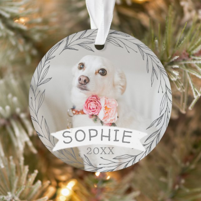 Personalisierte Weihnachtsschmuck für Haustiere Ornament (Baum)