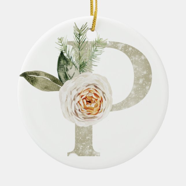 Personalisierte Weihnachtsschmuck mit Ihren Initia (Vorne)