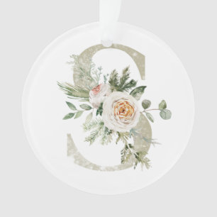 Personalisierte Weihnachtsschmuck mit Ihren Initia Ornament