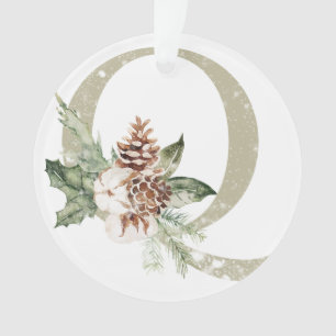 Personalisierte Weihnachtsschmuck mit Ihren Initia Ornament