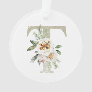 Personalisierte Weihnachtsschmuck mit Ihren Initia Ornament