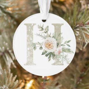 Personalisierte Weihnachtsschmuck mit Ihren Initia Ornament