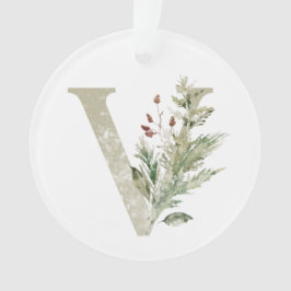 Personalisierte Weihnachtsschmuck mit Ihren Initia Ornament