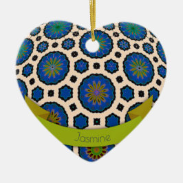 Personalisierte Weihnachtsschmuck modern bunt