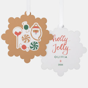 Personalisierte Weihnachtsschmuck - Niedlicher Url Ornament Karte