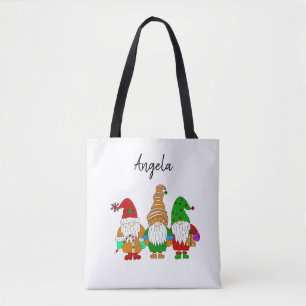 Personalisierte Weihnachtstasche mit Niedlichem Ca Tasche