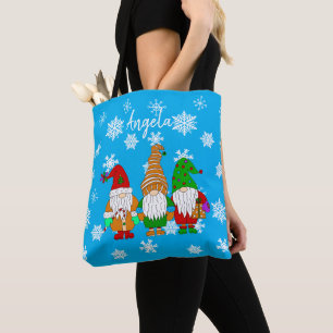 Personalisierte Weihnachtstasche mit Niedlichem Ca Tasche