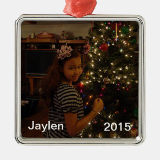 Personalisierte Weihnachtsverzierung Ornament Aus Metall