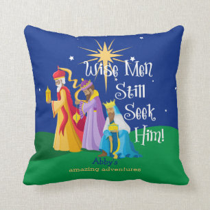 Personalisierte Weisen suchen ihn noch nach Weihna Kissen