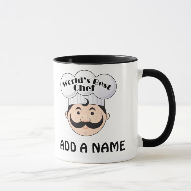 Personalisierte Weltbestes Kochs-Geschenk Tasse (Rechts)