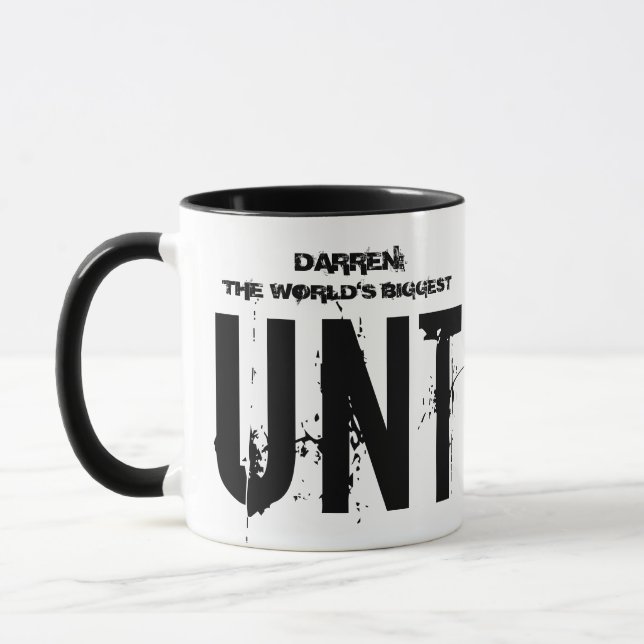 Personalisierte Welten mit der größten C Tasse (Links)