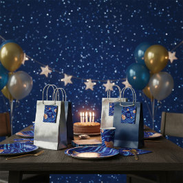 Personalisierte Weltraumgalaxie DANKE Geburtstag Geschenkanhänger