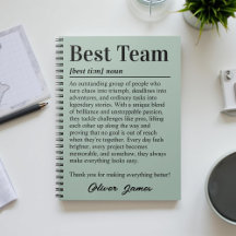 Personalisierte Wertschätzung der besten Teamdefin