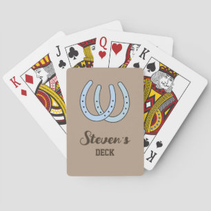 Personalisierte Western-Hufeisen-Spielkarten Spielkarten