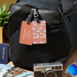 Personalisierte Whiskys und Whimsy Gepäckanhänger
