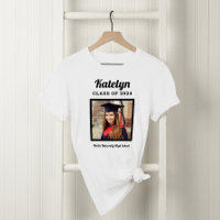 Personalisierte White Class 2025 Abschluss Foto