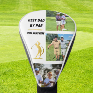 Personalisierte White Golf Geschenke für Vater Golf Headcover