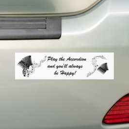 Personalisierte Wiedergabe des Accordion-Autoaufkl Autoaufkleber