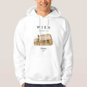Personalisierte Wien Albertina Name & Jahr Hoodie