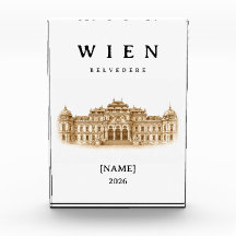 Personalisierte Wien Belvedere | Name & Jahr