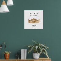 Personalisierte Wien Belvedere | Name & Jahr