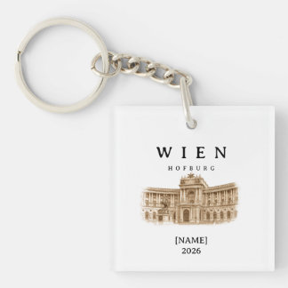 Personalisierte Wien Hofburg | Name & Jahr Schlüsselanhänger