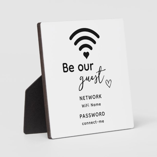 Personalisierte Wifi-Wohngestaltung Neue Zuhause-G Fotoplatte (Vorderseite)