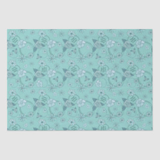 Personalisierte Wildblume Seidenpapier
