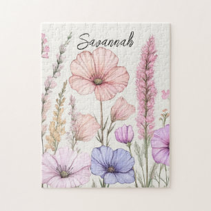 Personalisierte Wildblumen-Botanik 