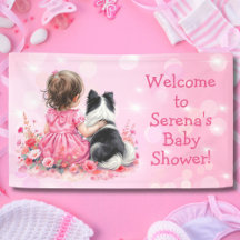 Personalisierte Willkommen zu unserer Babyparty Ro