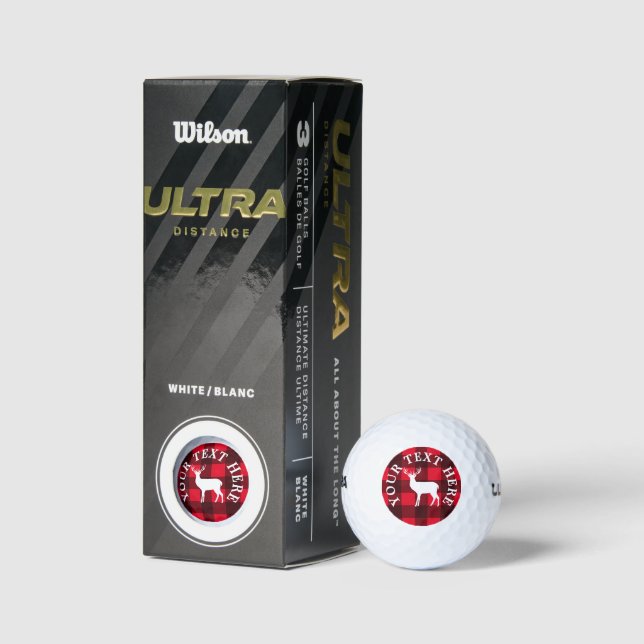 Personalisierte Wilson-Golfbälle mit rustikalem Hi Golfball (Verpackungen)