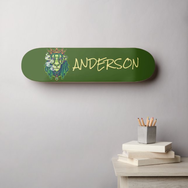 Personalisierte WOCHENKÖNIG Skateboard (Wandkunst (Horz))